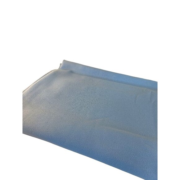 Light Blue Polyester Crepe Fabric 4 Yards 58" Wide Draping Sewing Material - Picture 4 of 8